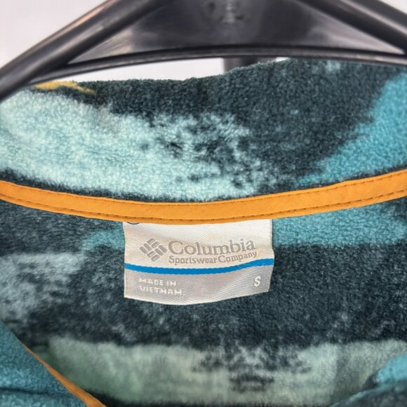 Columbia Women's Mountain Side Fleece Pullover Sweater Jacket S - Picture 3 of 4